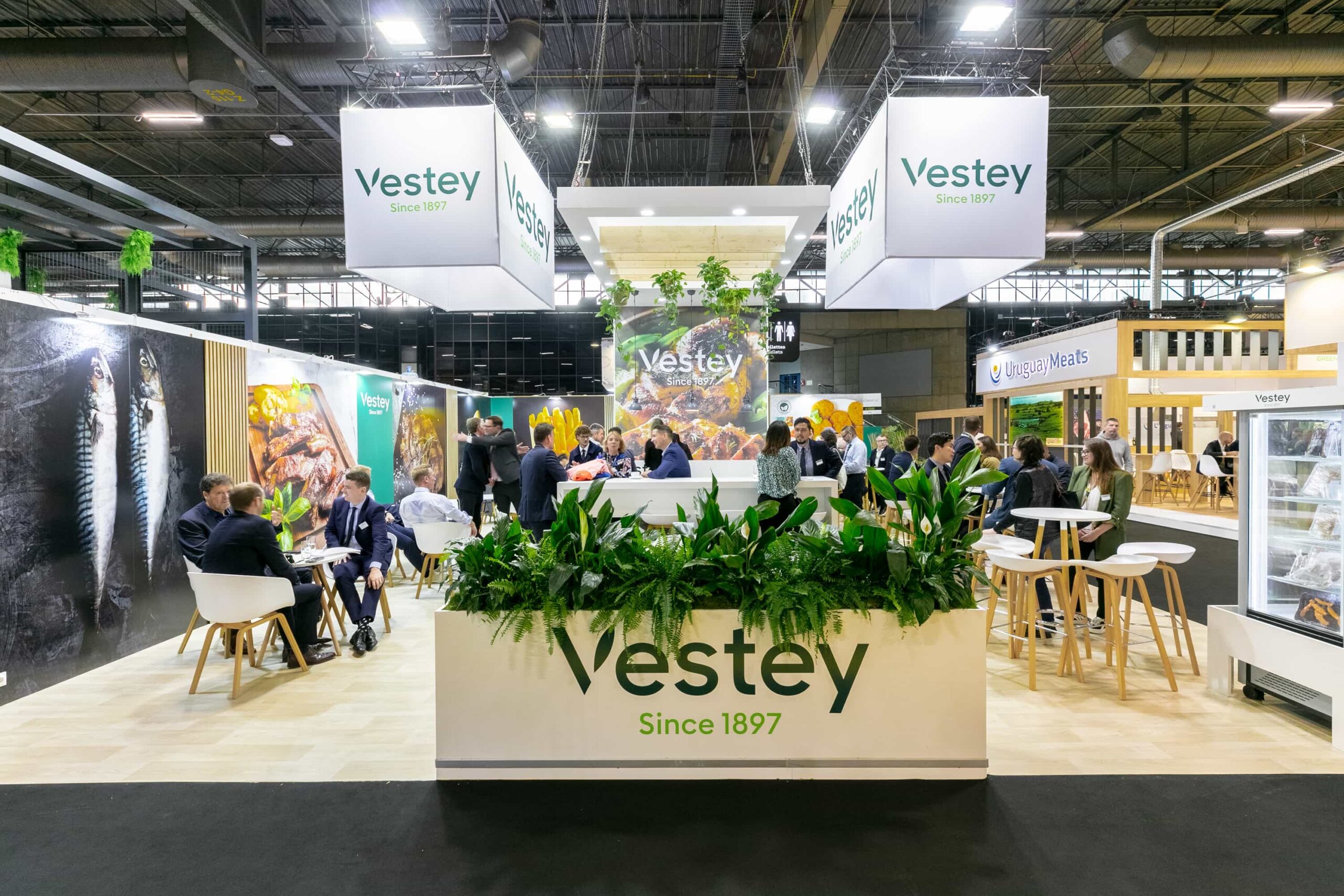 stand sur-mesure Vestey Foods au salon SIAL 2024