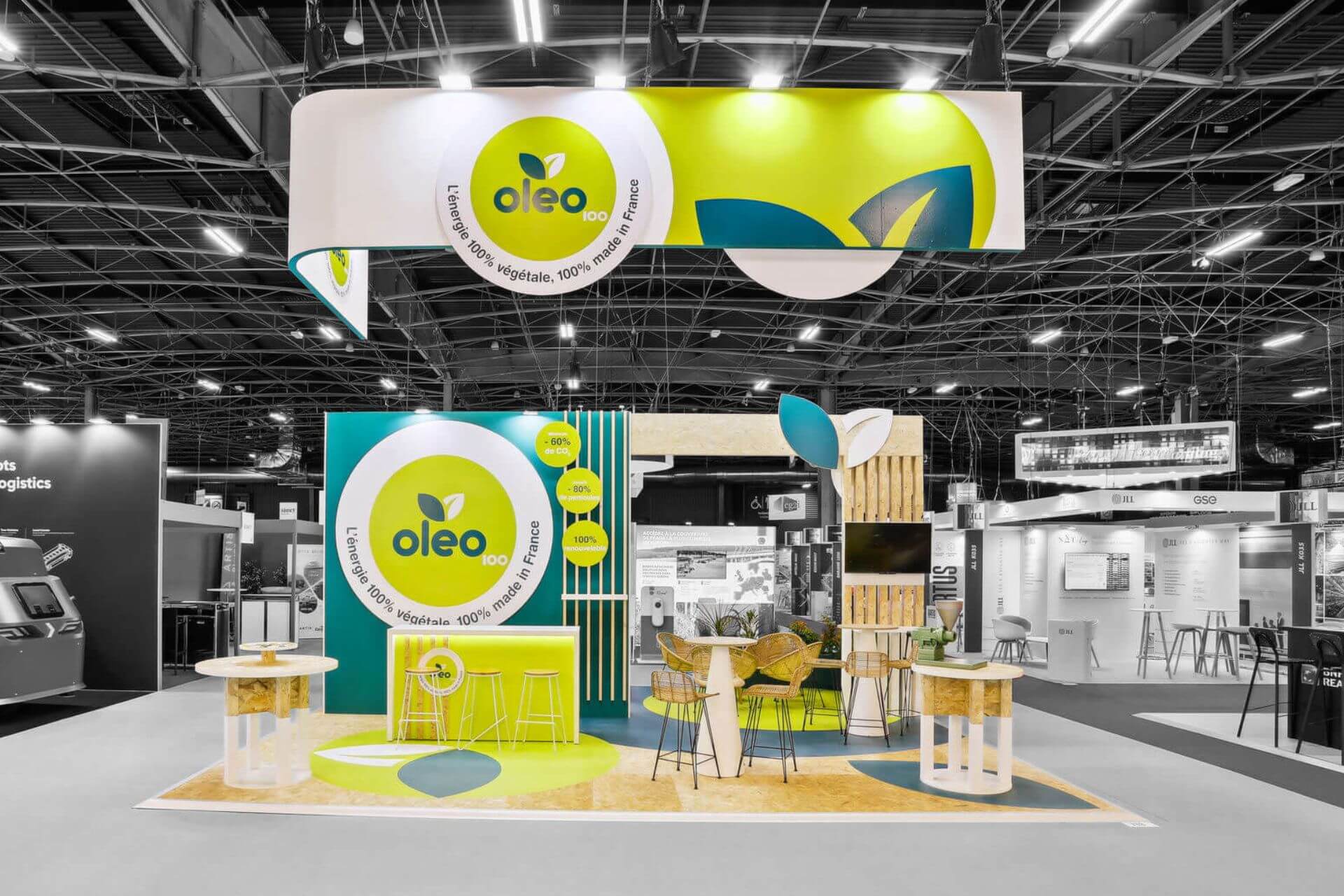 Stand OLEO 100, made in France, par WENES Stand