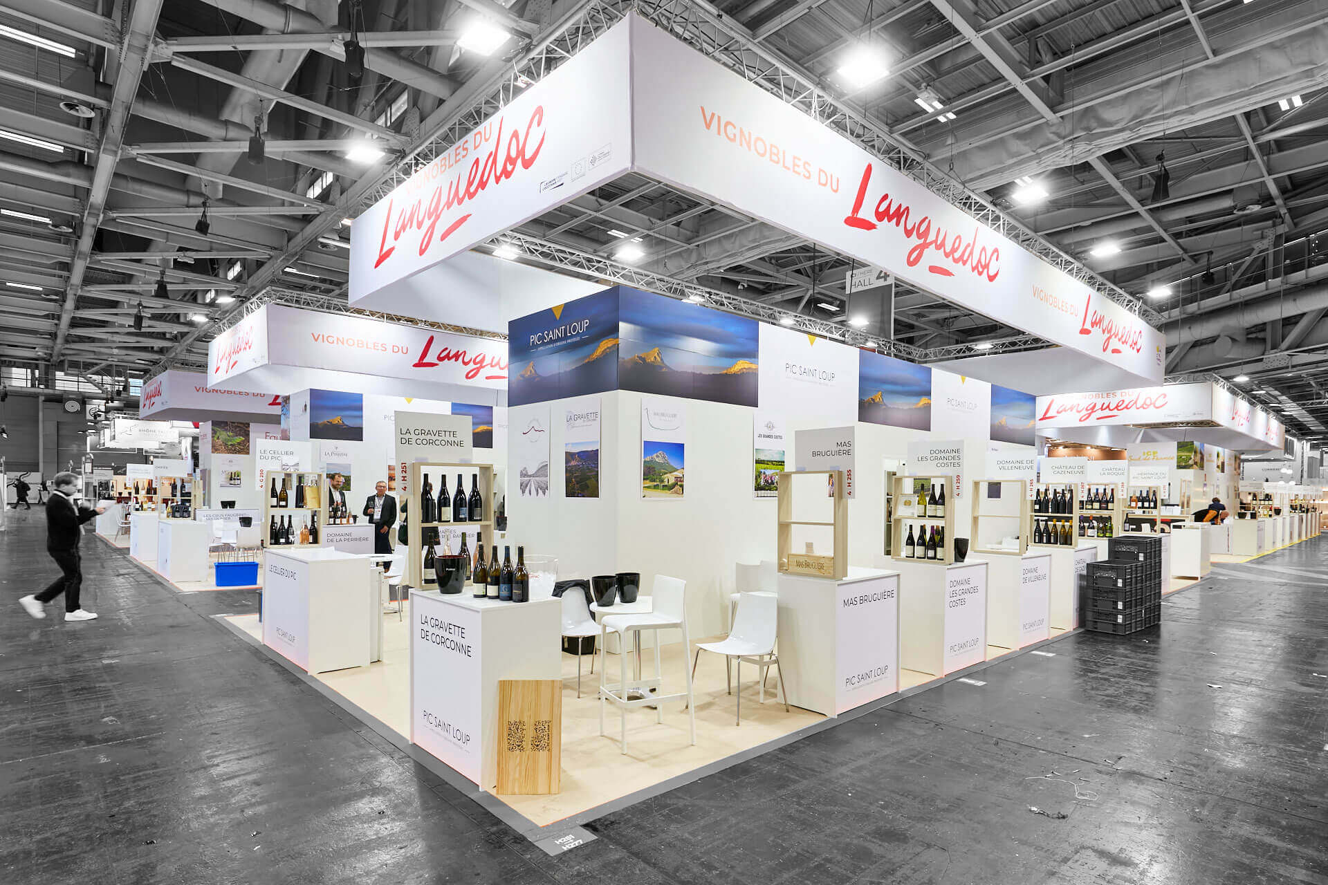 stand sur-mesure IGP Languedoc au salon WINE PARIS 2024