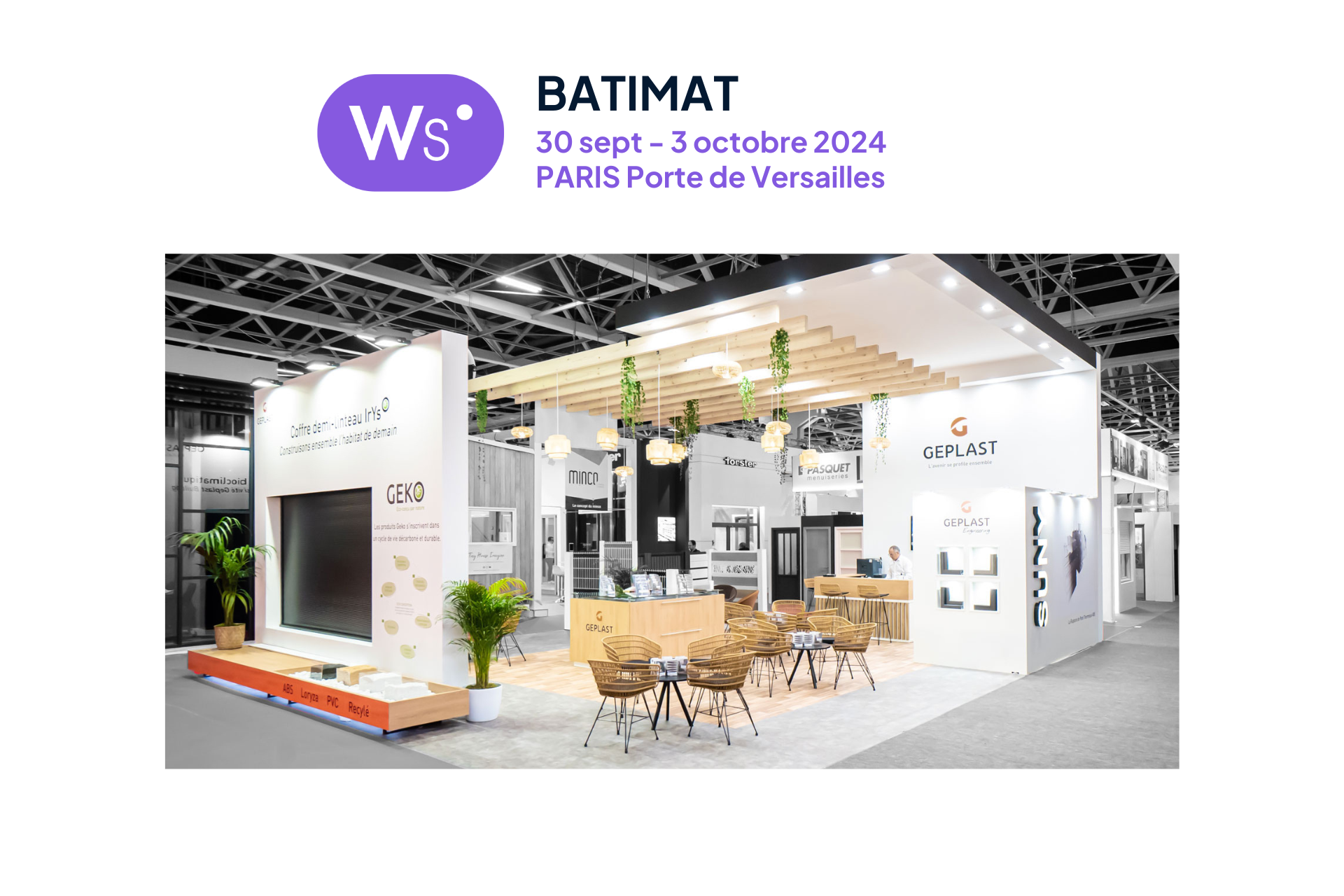 Stands sur-mesure sur le salon batimat