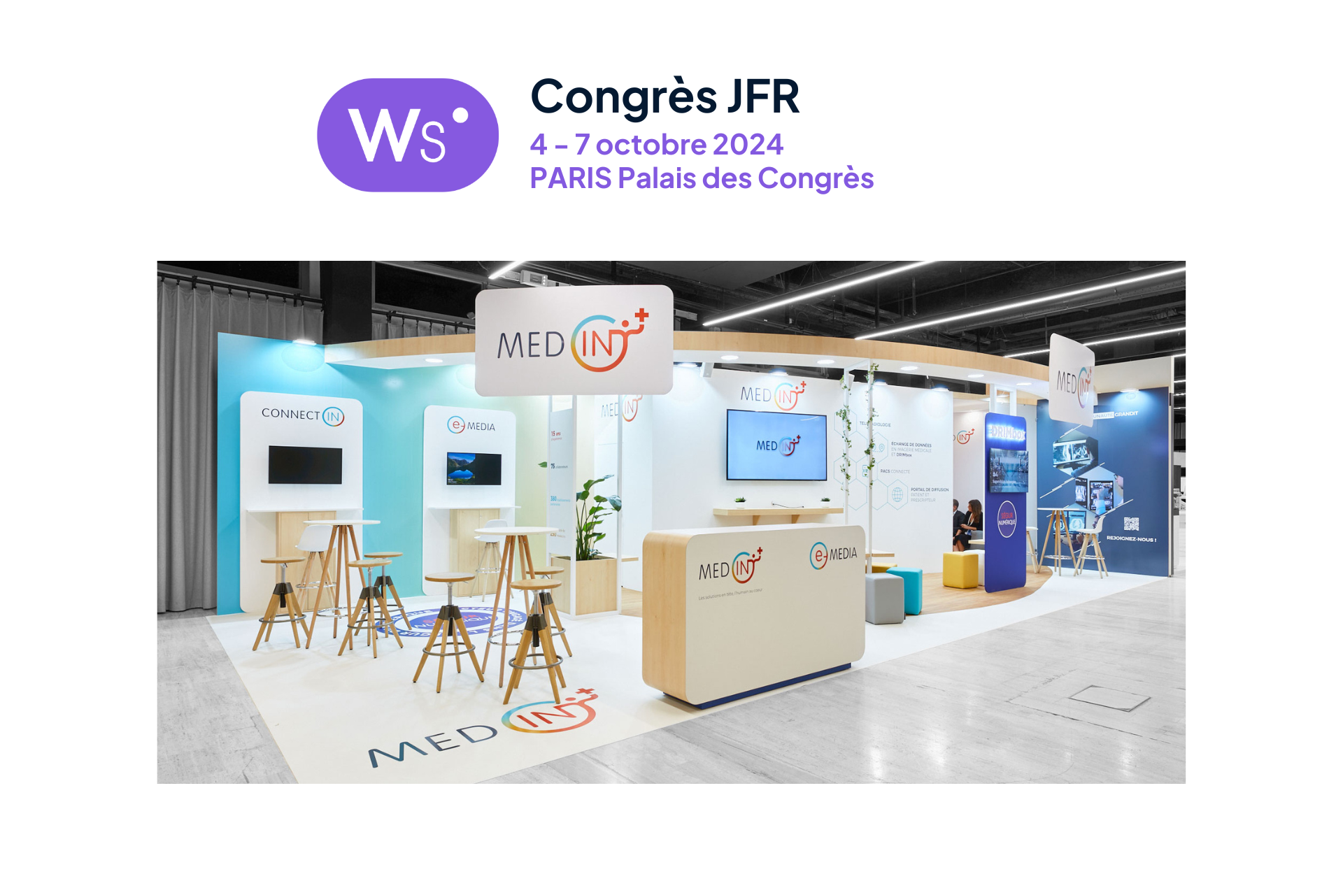 Stands sur-mesure sur le congrès jfr