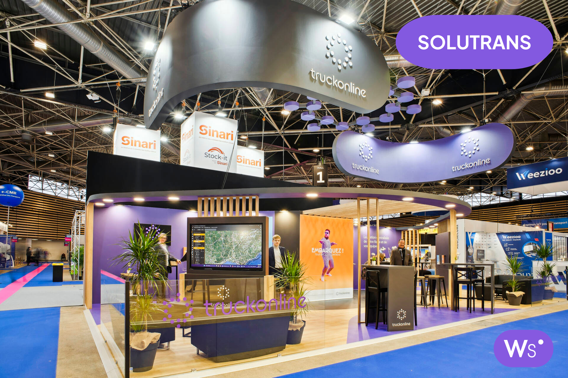 Salon SOLUTRANS avec le client truckonline 2023