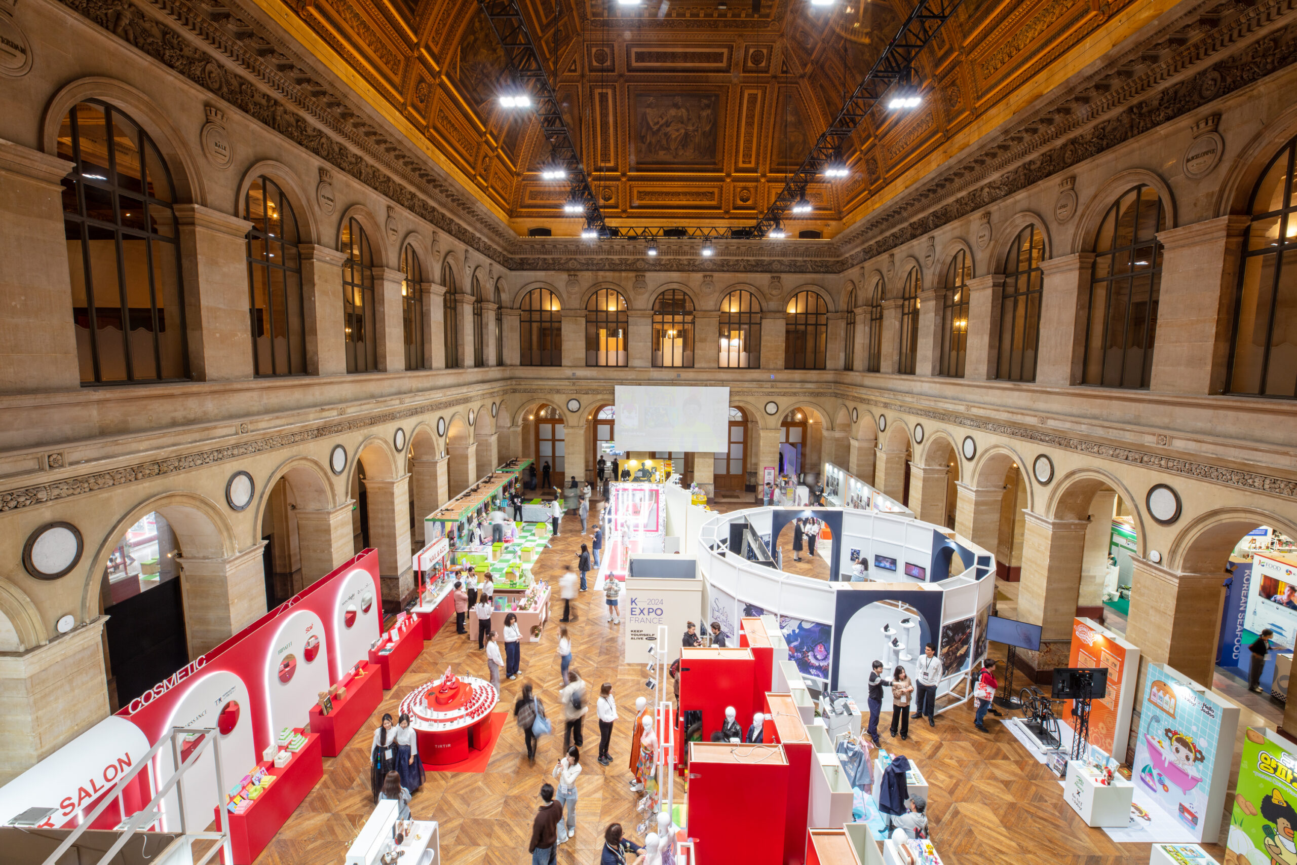 overview of K-EXPO at Palais Brongniart 2024