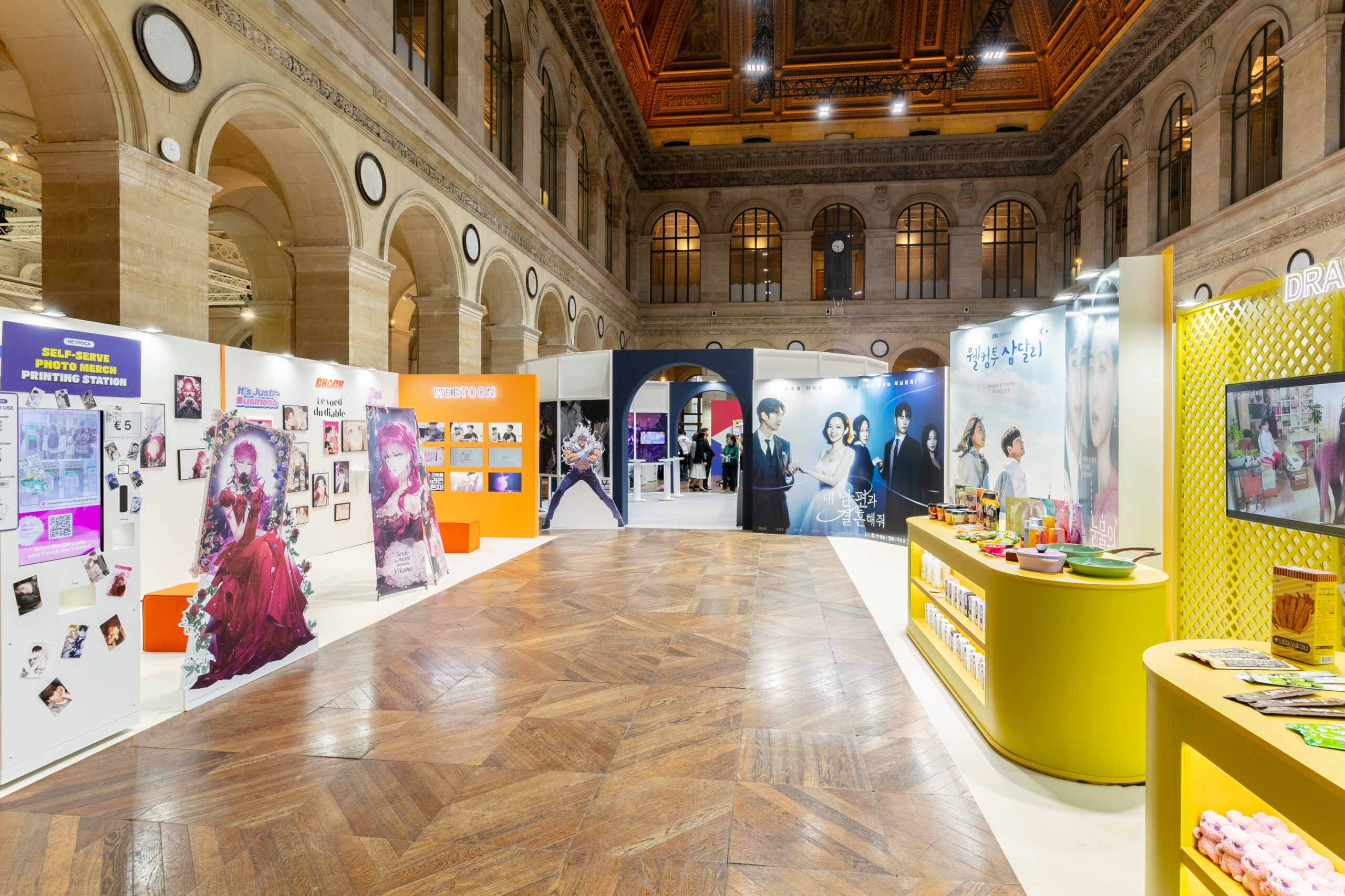 View of the manga section at K-EXPO France 2024